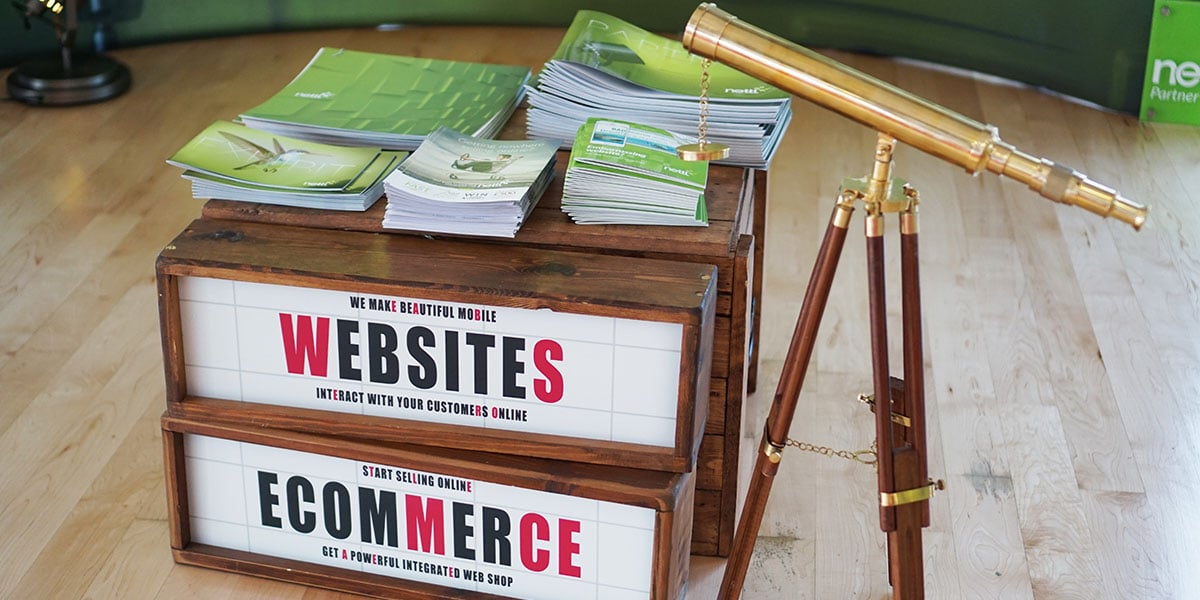 Table with leaflets