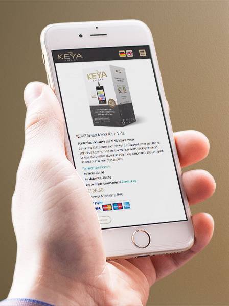 Website Design - Keya Smart - Mockup - Phone